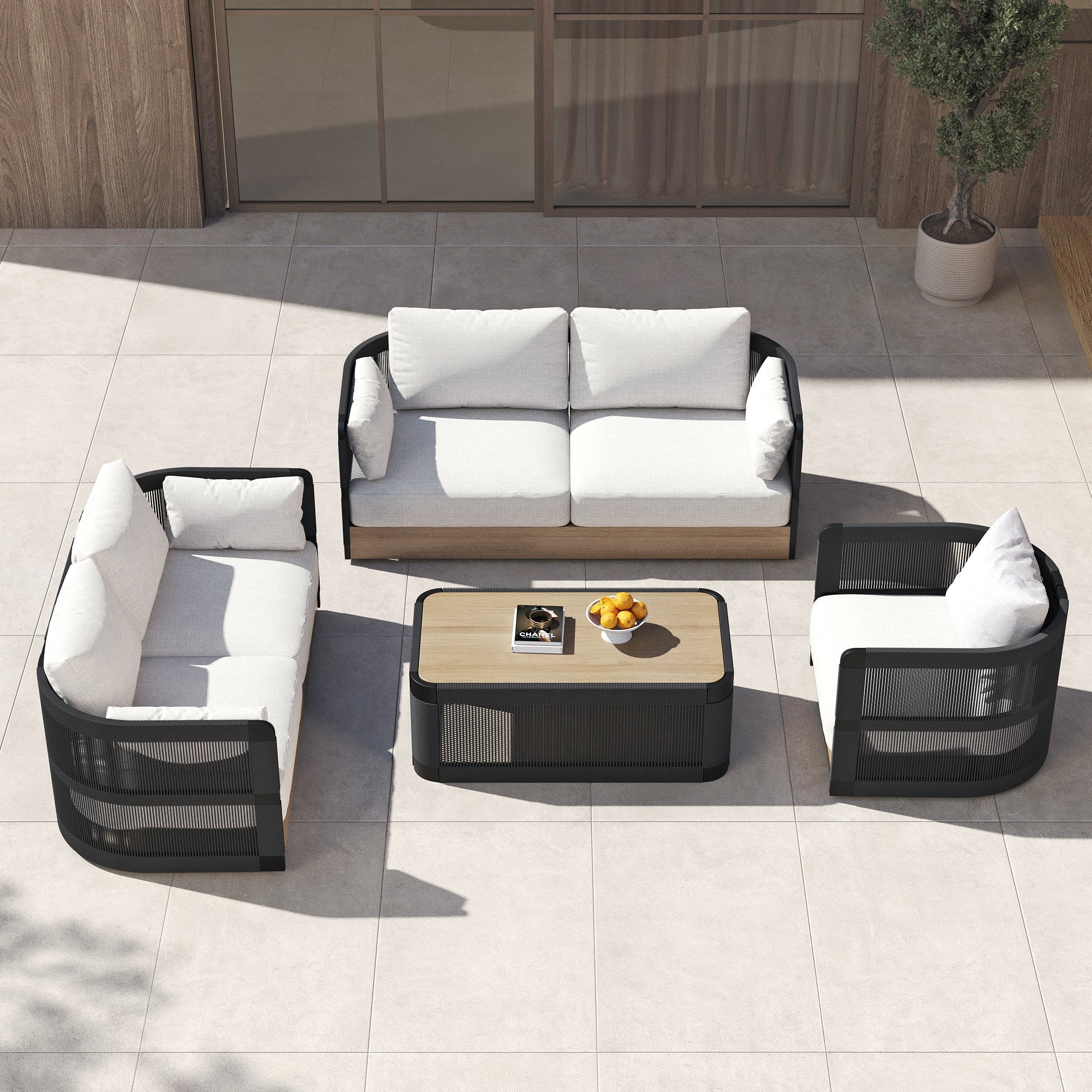 Nordic Loungeset · 5-Sitzer