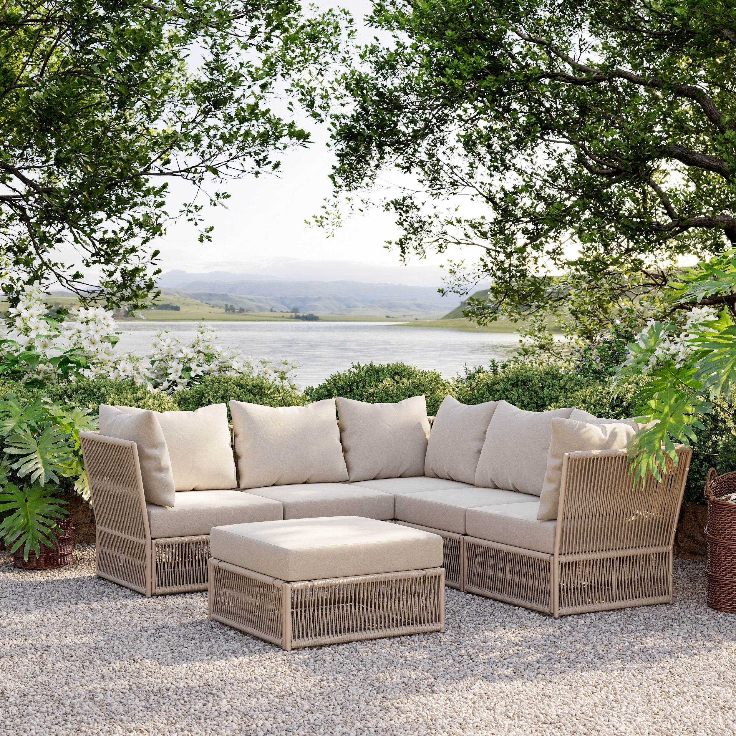 Edelweiss Loungeset · 6-Sitzer