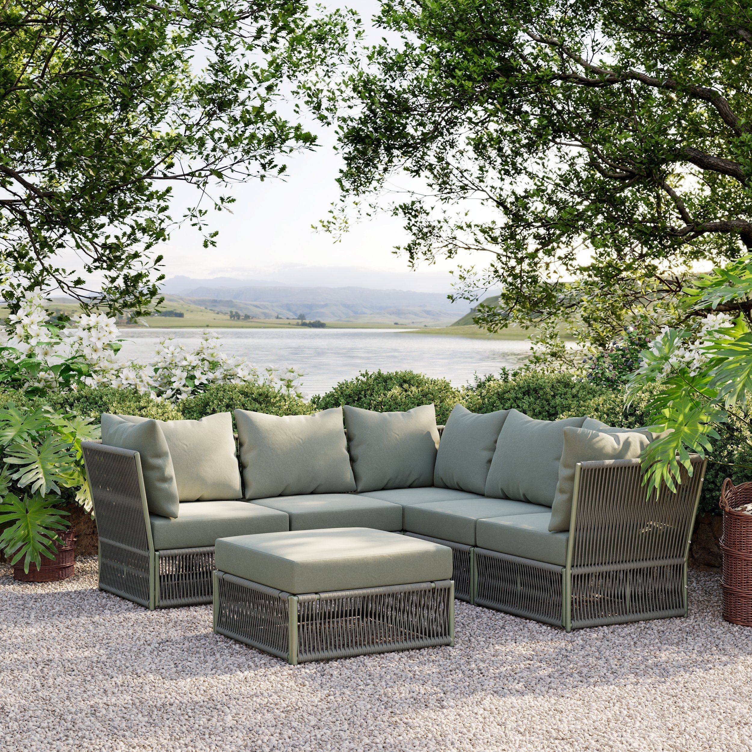Edelweiss Loungeset · 6-Sitzer