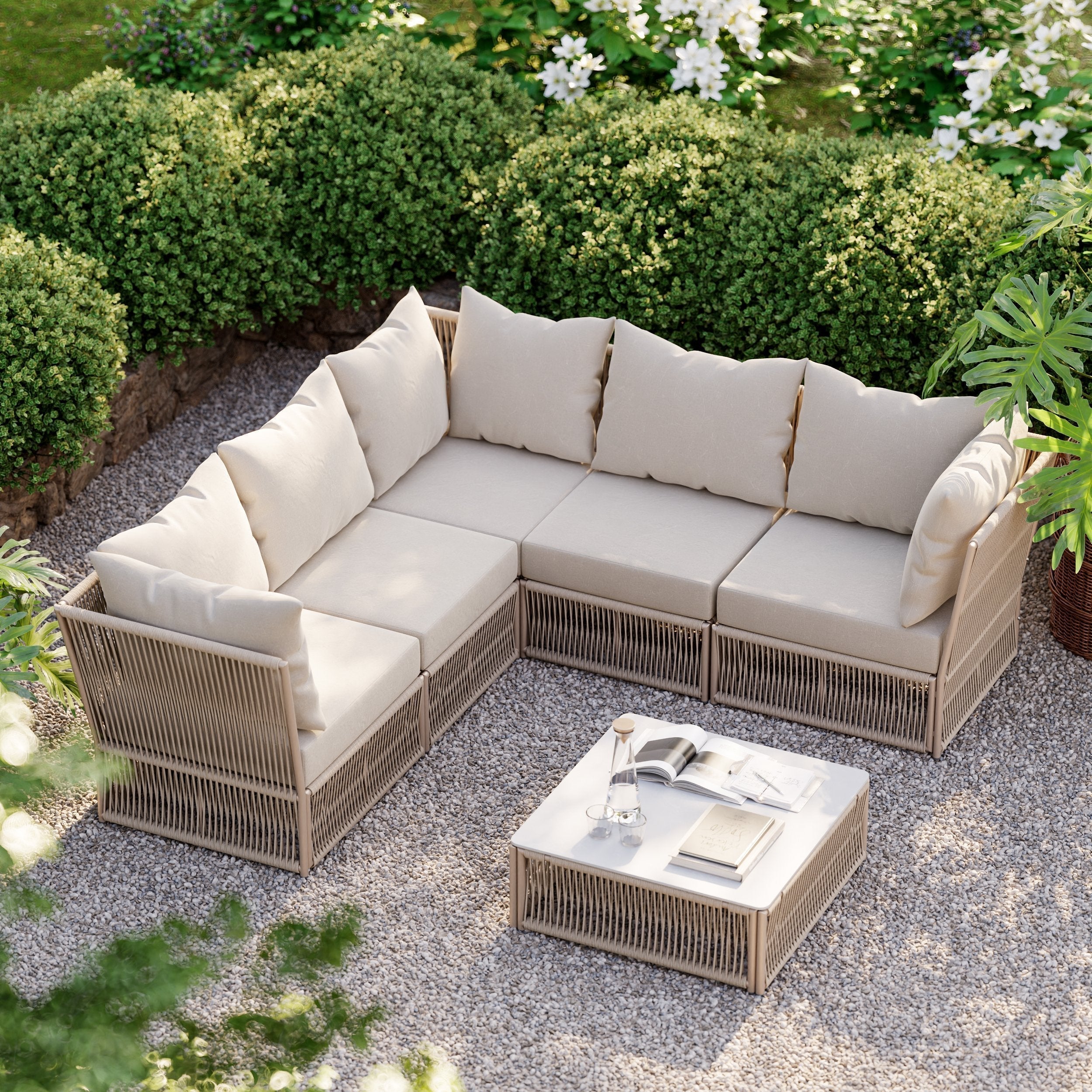 Edelweiss Loungeset · 6-Sitzer