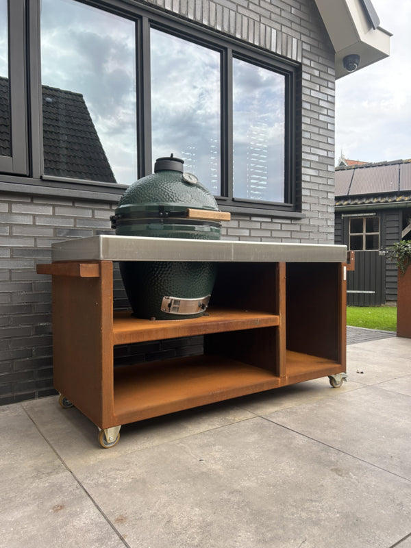 Big Green Egg Außenküche RVS