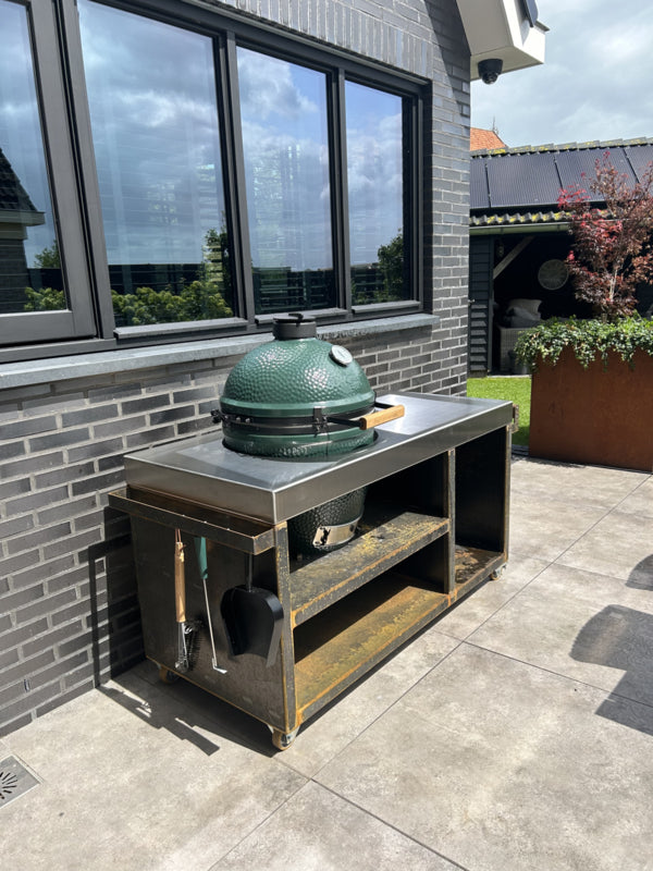 Big Green Egg Außenküche RVS