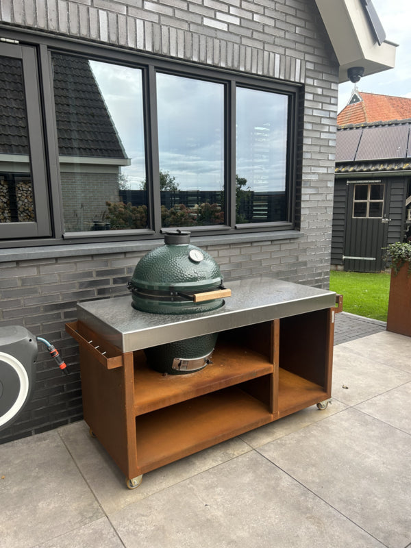 Big Green Egg Außenküche RVS