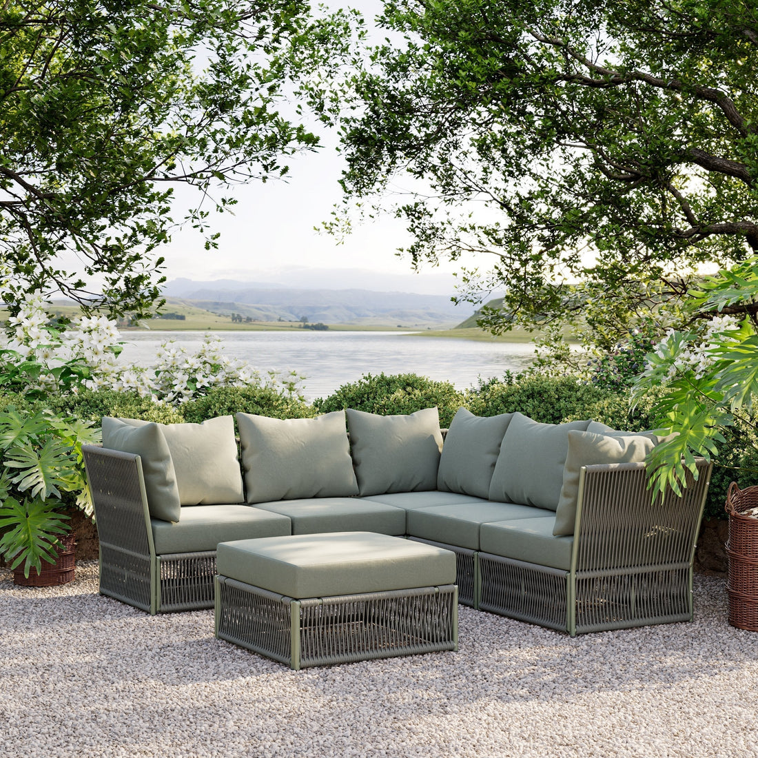 Edelweiss Loungeset · 6-Sitzer