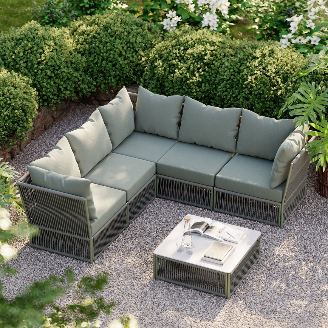 Edelweiss Loungeset · 6-Sitzer