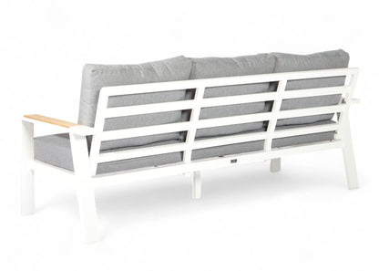 Prestige Lounge · Aluminium Weiß