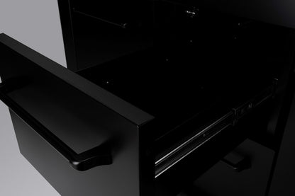 Boretti Luciano Außenküche Nero | mit eingebautem Kühlschrank