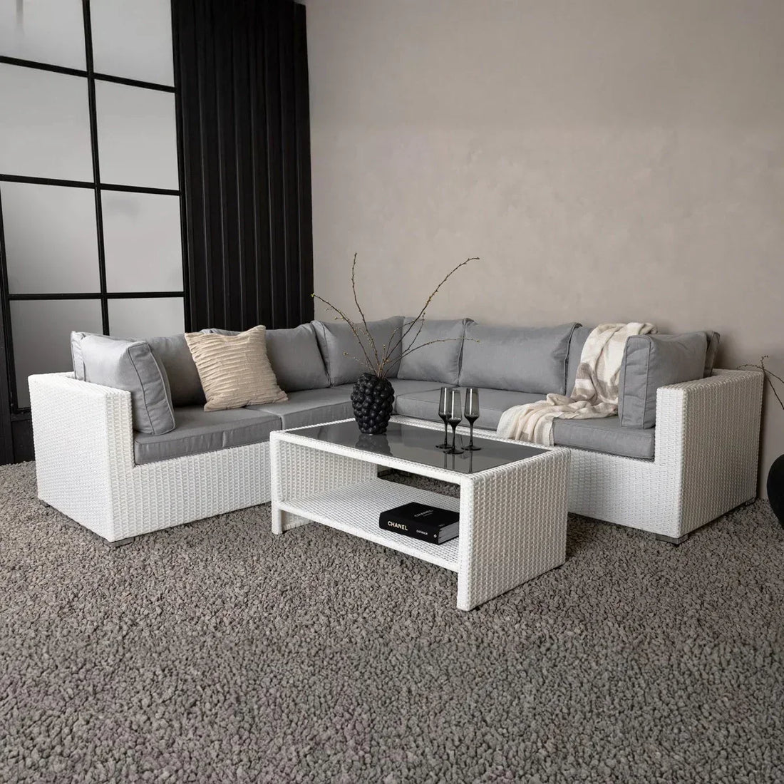 Prestige Corner Lounge · 6-Sitzer inkl. Tisch