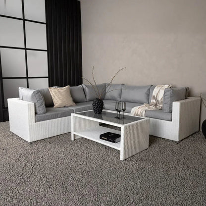 Prestige Corner Lounge · 6-Sitzer inkl. Tisch