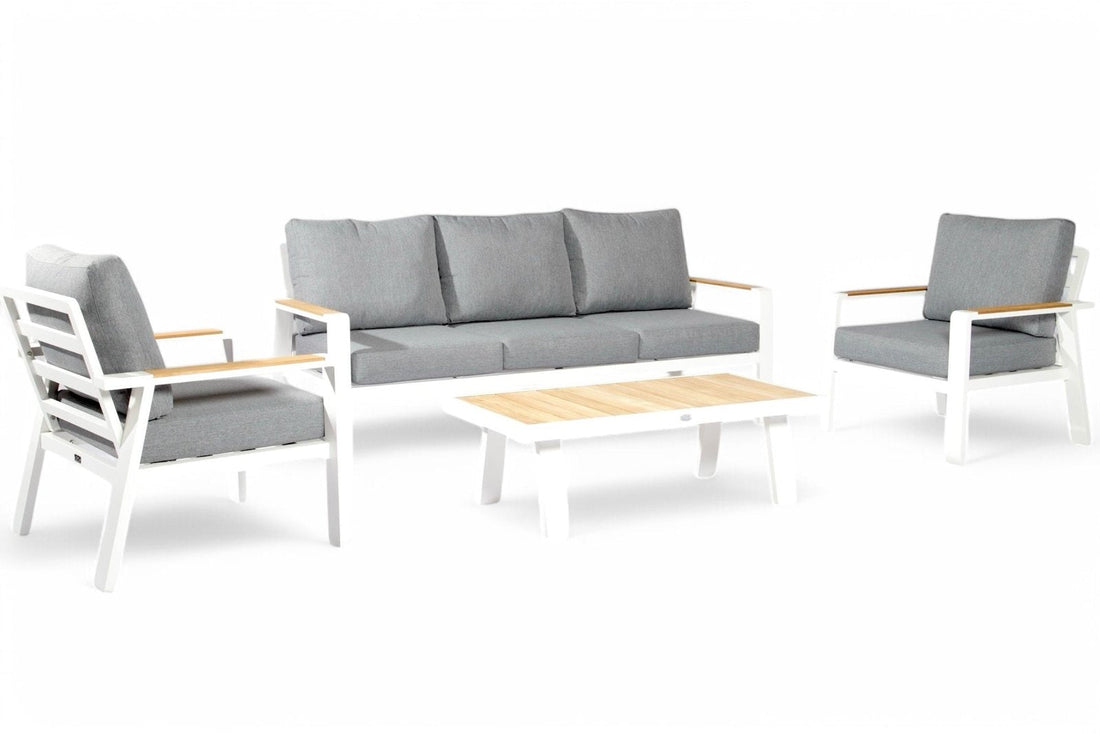 Prestige Lounge · Aluminium Weiß
