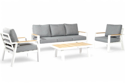 Prestige Lounge · Aluminium Weiß