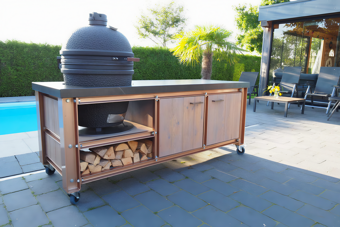 Big Green Egg Grillküche für den Garten