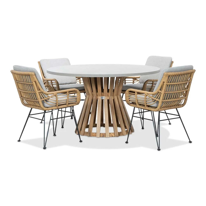 WohnLounge Gartenmöbel-Set · 5-teilig inkl. Kissen