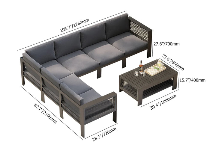 Sunset Loungeset · 6-Sitzer